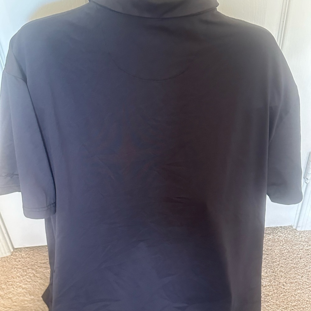 Hogan Black and Blue Polo Shirt with Stripes - Picture 3 of 4